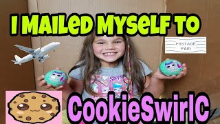 I Mailed Myself To CookieSwirlC to give her Wave 2 Lil Sister and IT WORKED Skit [upl. by Natividad787]