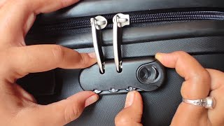 American Tourister Bag Lock Code Forgot  How To Easy Unlock Forgotten Suitcase Lock Password [upl. by Sherie]