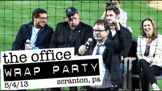 The Office Wrap Party PNC Field Scranton 542013 FULL Farewell Celebration in HD Steve Carell [upl. by Uel293]