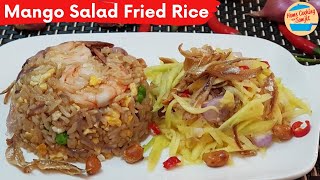 Prawn Fried Rice with Thai Mango Salad Recipe [upl. by Strong534]