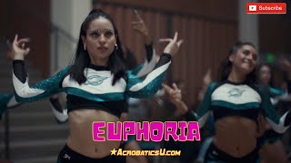 Wild Pep Rally Cheer Dance Routine  Euphoria HBO Season 1 [upl. by Morey]