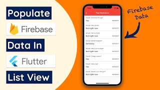 How To Retrieve Firestore Data And Populate List View  Decider Part 8 [upl. by Liza293]