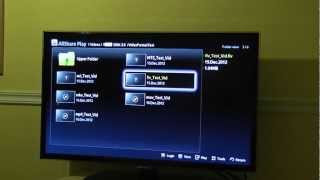 Samsung SmartTV  Video Playback Format Tests From USB Flash Disk [upl. by Donoghue]