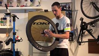 TOKEN KONAX TRI tubeless ready carbon clincher Wheels unboxing [upl. by Baumann]