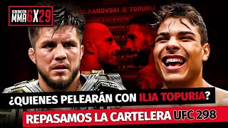 ¿QUIÉNES PELEARÁN con ILIA TOPURIA en UFC 298 [upl. by Johanan]