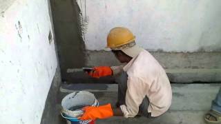 Expansion Joint Treatment using Chowgule XP200 Tape and poxyfix [upl. by Pul10]