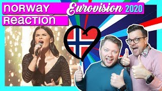 Norway Eurovision 2020  REACTION VIDEO  Ulrikke Brandstorp  Attention [upl. by Maryl]