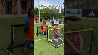 Mini Goal Header Game vs Thuram 🙈😱 [upl. by Ytram832]