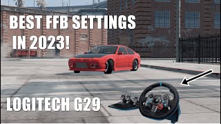 quotBESTquot Force Feedback Settings for Beamng in 2023 Logitech G29 WORKS FOR ALL STEERING WHEELS [upl. by Curtice4]