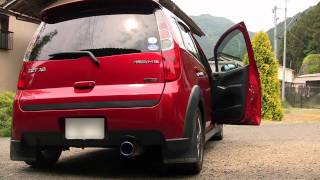 MITSUBISHI Z27AG コルト ラリーアート バージョンR08 EXASスポーツマフラー COLT RALLIARTR SOUNDS [upl. by Vivianna]