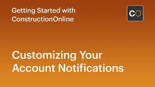 Customizing Your Account Notifications [upl. by Casey]