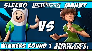 Granite State Multiversus 01  Winners Round 1  Sleeb0 vs Manny [upl. by Meekah164]