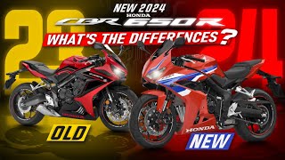 2023 vs 2024 NEW Honda CBR650R ┃ Whats Upgraded Is it More than a Facelift [upl. by Platus]