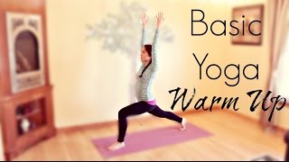 10 Min Yoga Warm Up  Basic Yoga Flow Warm Up Routine  ChriskaYoga [upl. by Drofhsa]