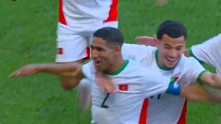 Achraf Hakimi Freekick Goal Egypt vs Morocco 06 All Goals Highlights Olympics 2024 [upl. by Filbert129]