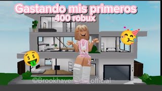 Gastando mis primeros 400 Robux🤨🤑 Roblox [upl. by Nahoj]