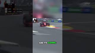 Max Verstappen vs Charles Leclerc Crash Drama at the Pole [upl. by Retsof]