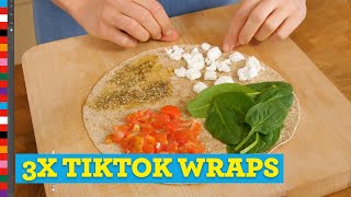 3x TikTok wraps  Gezond recept  Voedingscentrum [upl. by Grimona368]