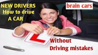 Beginner driver mistakes while driving car [upl. by Llewoh]