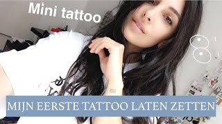 VLOG MIJN EERSTE TATTOO LATEN ZETTEN  Anna Nooshin [upl. by Addiel835]