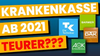 STEIGT der Krankenkassenbeitrag 2021 jetzt Krankenkasse wechseln [upl. by Iteerp]