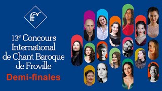 Concours International de chant baroque de Froville 2024 Demifinales [upl. by Cook]