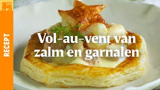 Volauvent van zalm en garnalen [upl. by Affer473]