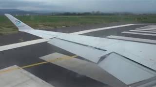 Adria Airways Canadair Regional Jet 900 Takeoff Iași Romania [upl. by Ellehcram]