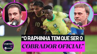 VINI JR NÃO DEVERIA COBRAR PÊNALTI NA SELEÇÃO ANALISAMOS O EMPATE DO BRASIL CONTRA A VENEZUELA [upl. by Iridissa915]