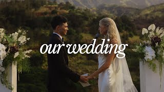 wedding week vlog  our wedding on the north shore of oahu [upl. by Dream]