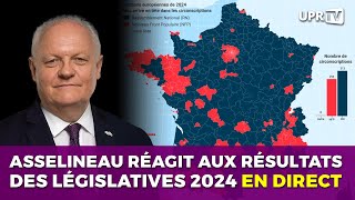 Asselineau réagit aux résultats des législatives 2024 EN DIRECT [upl. by Iain]