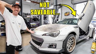 Rebuilding an Abandoned BRZ in 1 Week Part 1 [upl. by Jadda]