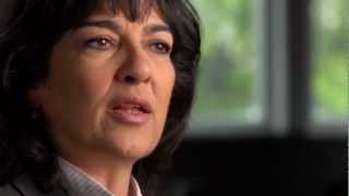 Christiane Amanpour Challenging President Clinton [upl. by Rehtul]