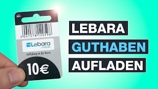 Lebara Guthaben aufladen per App amp Anrufcode – Testventure [upl. by Olmsted]