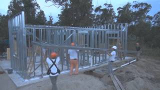 Una vivienda en 30 días con steel framing [upl. by Manheim317]