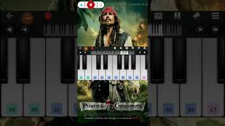 Pirates Of the caribbean theme song playing by piano shorts [upl. by Sylirama]