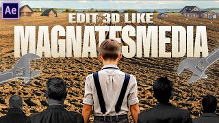 Viral 3D Magnates Media Style  After Effects [upl. by Amrak]