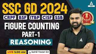 SSC GD 2024  SSC GD Reasoning Class By Sahil Tiwari  SSC GD Reasoning Figure Counting Part 1 [upl. by Nitas263]