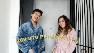 quotBRAND NEWquot MAIN DOOR  3ROOM HDB TOP FLOOR 🏠  OUR BTO PROCESS EP35 [upl. by Noyk]