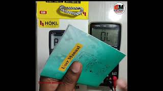 Hoki M9 Bluetooth Digital Multimeter review unboxing multimeter ElectronicMultiple Short 8 [upl. by Sabino]