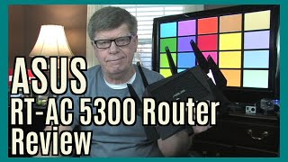 ASUS RTAC5300 Router Review [upl. by Brookes]