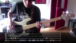 Red Hot Chili Peppers  Scar Tissue  Bass Cover amp Tab [upl. by Raddatz]