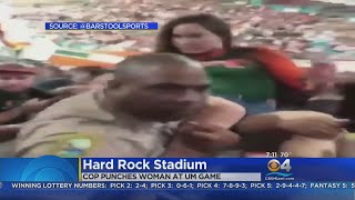 Video Shows Police Officer Punch Miami Fan After Being Slapped [upl. by Gilbart]