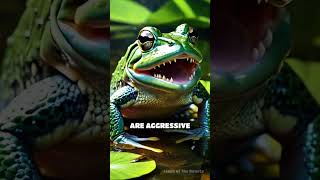 Goliath Frog vs African Bullfrog Showdown [upl. by Havard]