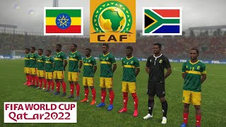 Ethiopia vs South Africa ● World Cup 2022 Qualification  Africa  9 October 2021 Gameplay [upl. by Gunas]