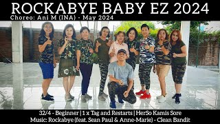 Rockabye Baby EZ 2024 Line Dance  Beginner  Ani M INA [upl. by Relly]