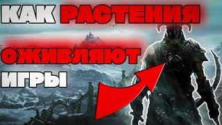 КАК РАСТЕНИЯ ОЖИВЛЯЮТ ИГРЫ НА ПРИМЕРЕ TES SKYRIM  ЛОКАЦИИ  РИВЕРВУД И ВАЙТРАН [upl. by Noonan44]