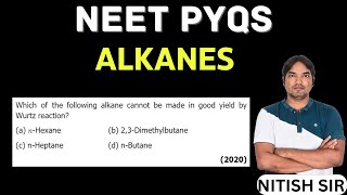 Which of the following alkane cannot be made in good yield by Wurtz reaction 2020 [upl. by Lamek]