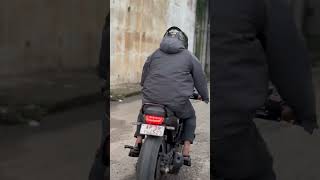 in tunnels exhaust sound🔥💯huskvarna ytshort viralvideo motovlog [upl. by Kamila]