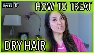 HOW TO TREAT DRY HAIR  WITH DR SANDRA LEE [upl. by Nnylasor67]